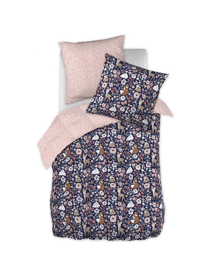 Couette imprimée Coton Forêt Enchantée Multicolore - Kiabi