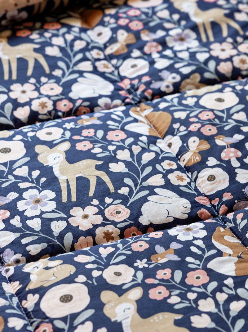 Couette imprimée Coton Forêt Enchantée Multicolore - Kiabi