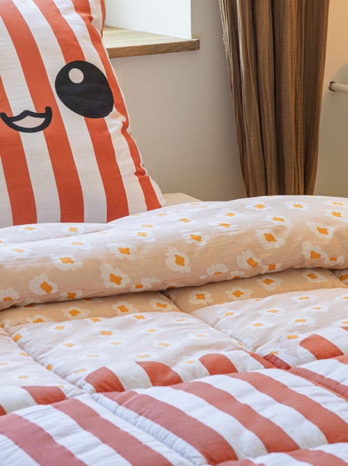 Couette imprimée Coton Fresh Popcorn - Kiabi