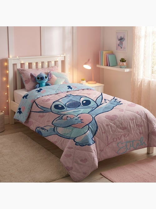 Couette Imprimée Disney Stitch 140x200cm – Garnissage 250gr – 100% Polyester – Licence Officielle - Kiabi