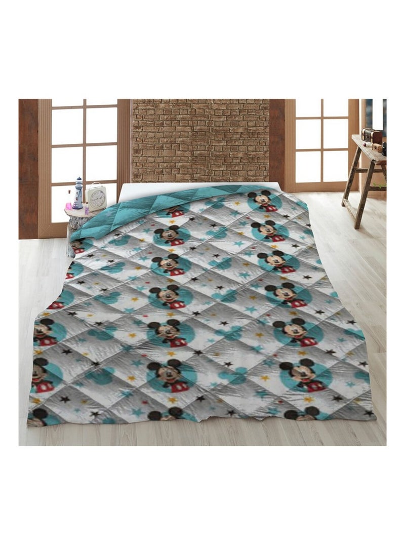 Couette imprimée Enfant Réversible Bleu - Kiabi