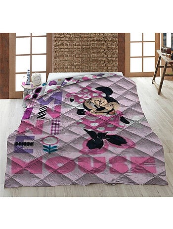 Couette imprimée réversible Minnie Mouse Disney - 140 cm x 200 cm