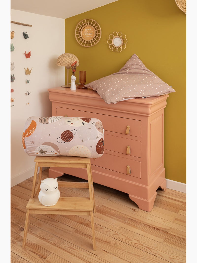 Couette imprimée sky dream - piquage carré - plusieurs tailles Rose - Kiabi