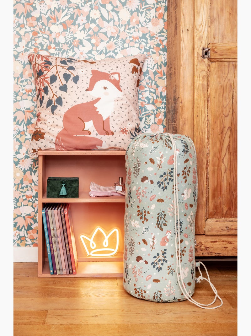 Couette imprimée tempérée - + 2 taies assorties - Ecureuil Tamia Multicolore - Kiabi