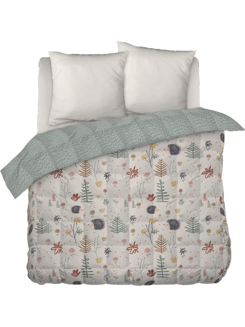 Couette imprimée tempérée - + 2 taies assorties - Hérisson Polisson - Kiabi Couette imprimée tempérée - + 2 taies assorties - Hérisson Polisson - Kiabi