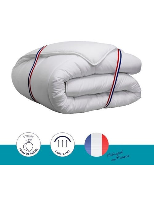 Couette Légère 200 gr/m2 - DODO - COUNTRY - 240 x 260 cm - Blanc - Kiabi