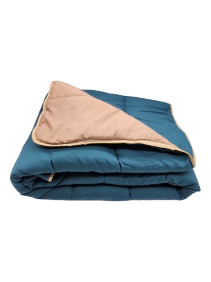 Couette légère bicolore Beige sable - Kiabi