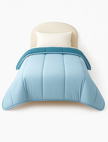 Couette légère bicolore