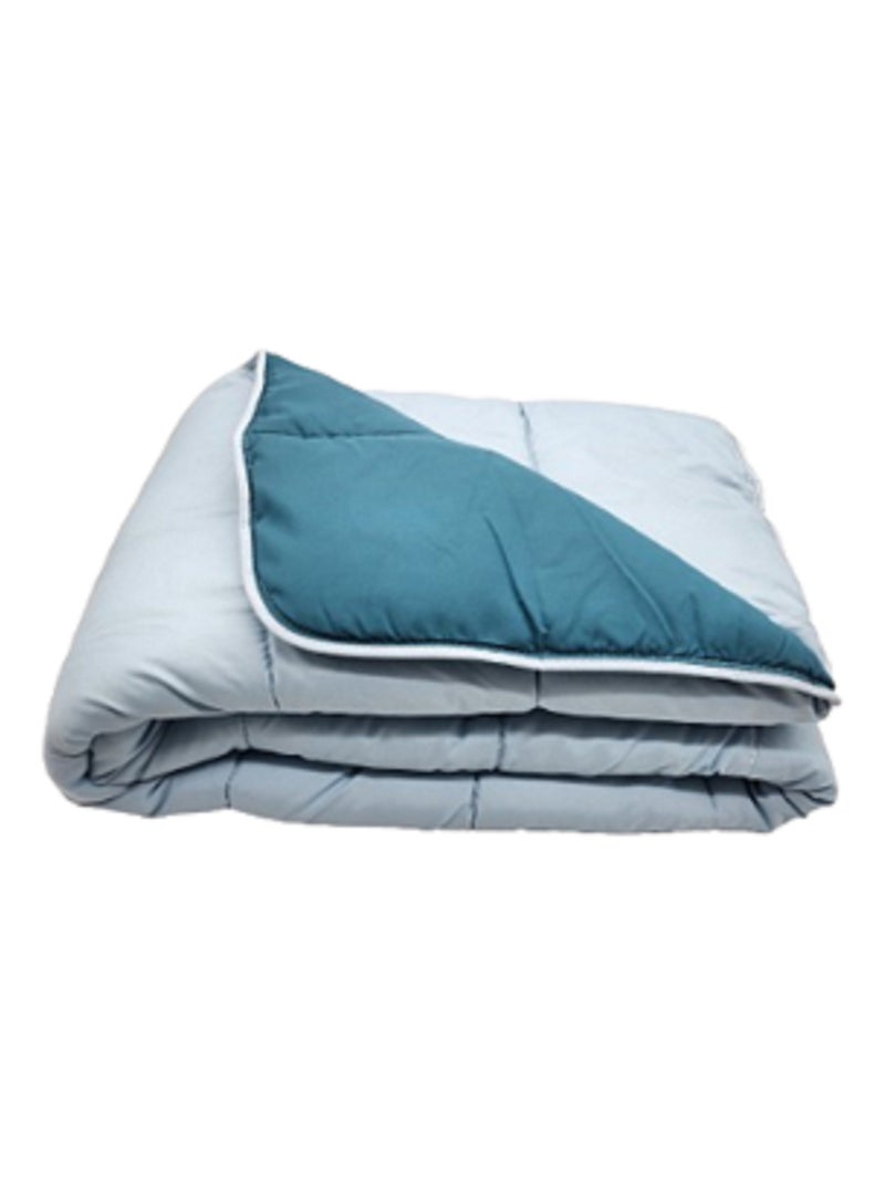Couette légère bicolore Bleu ciel - Kiabi