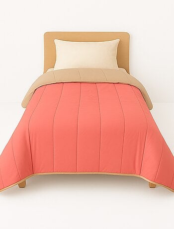 Couette légère bicolore
