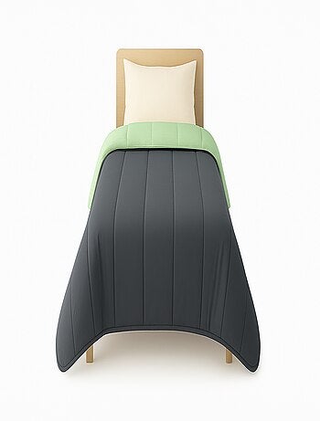 Couette légère bicolore