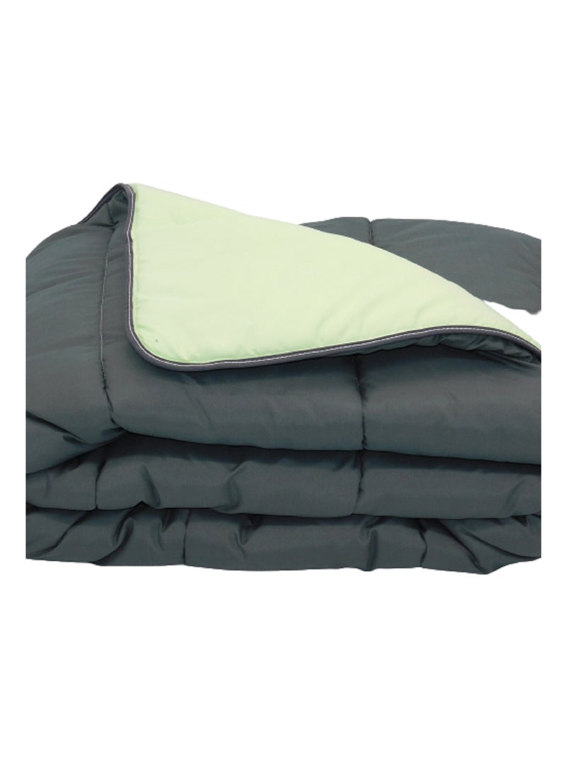 Couette légère bicolore gris anthracite - Kiabi