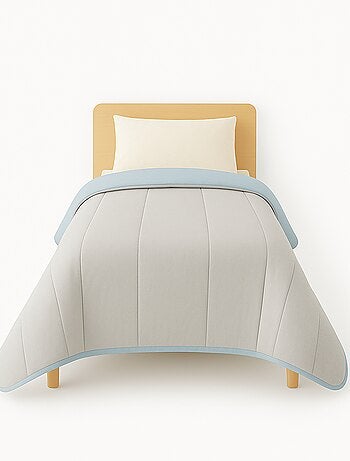 Couette légère bicolore