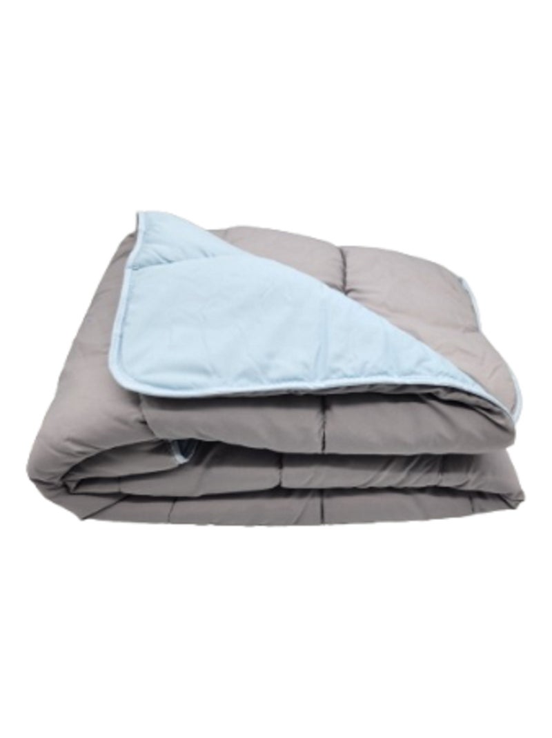 Couette légère bicolore Gris perle - Kiabi