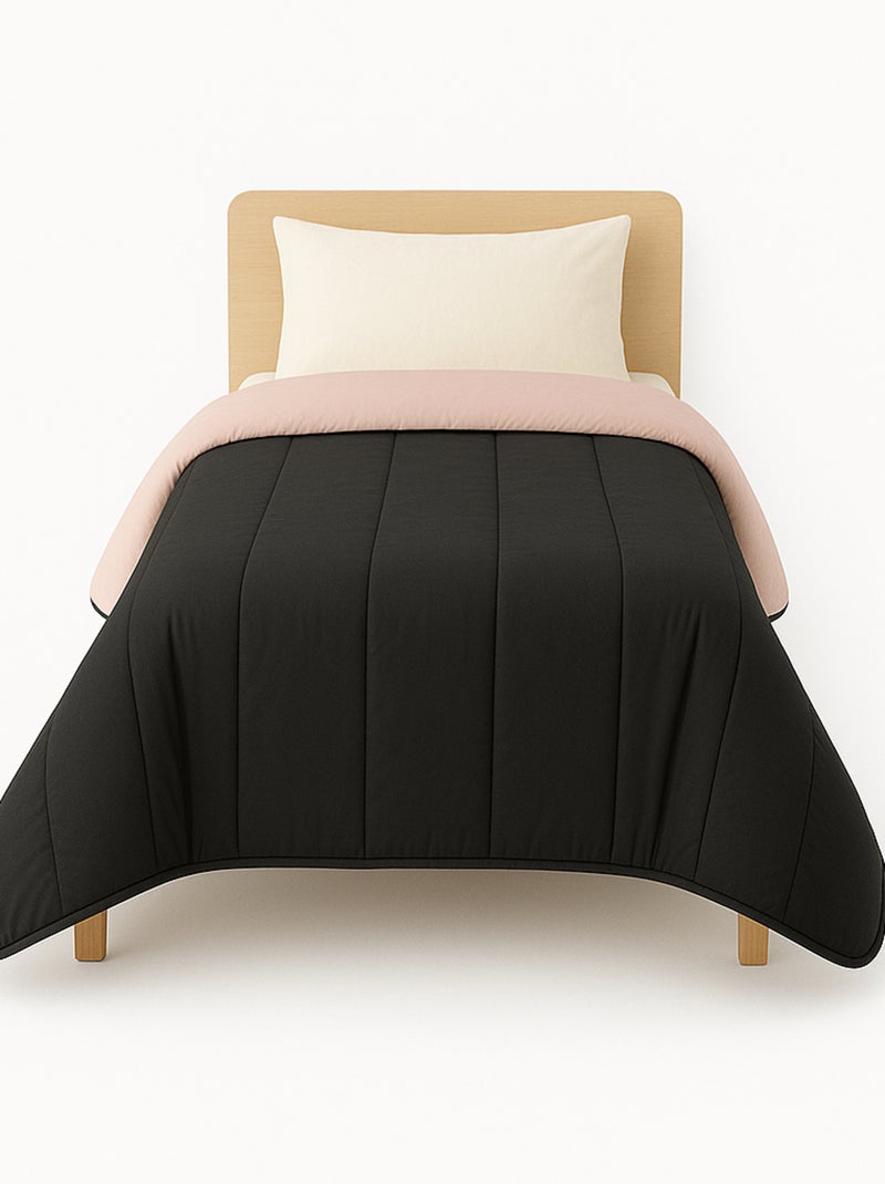 Couette légère bicolore Rose pâle - Kiabi