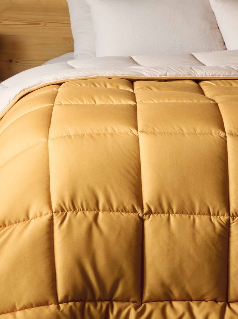 Couette légère double face Jaune foncé - Kiabi
