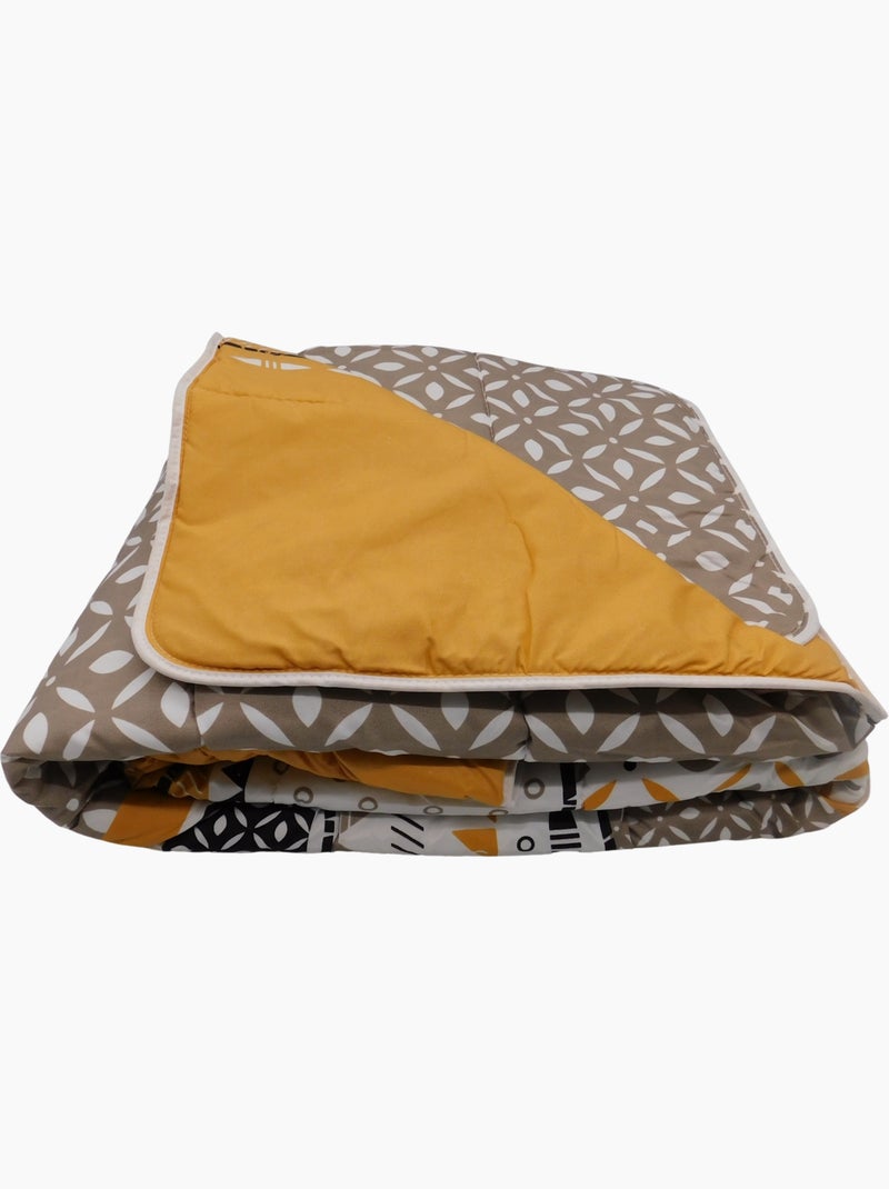 Couette légère imprimée Casablanca - Spécial été Vert/Marron - Kiabi