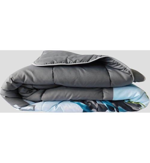 Couette légère imprimée Dauphins - 1 personne 140 x 200 - Kiabi