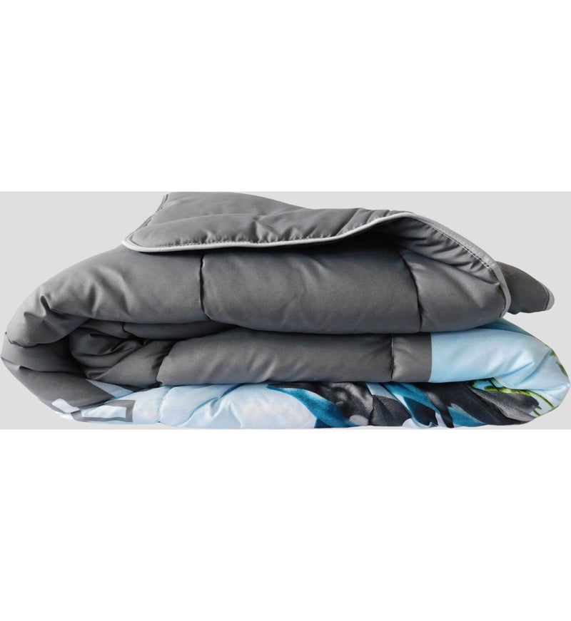 Couette légère imprimée Dauphins - 1 personne 140 x 200 Multicolore - Kiabi