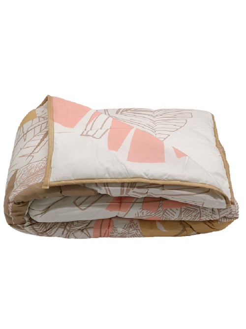 Couette légère imprimée Natfeuille - 1 ou 2 personnes 200x200 - Kiabi