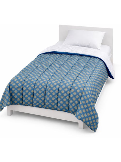 Couette légère Imprimée / Non tissé blanc - 1 personne 140 x 200 - Kiabi