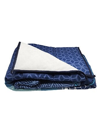 Couette légère imprimée / Non tissé blanc