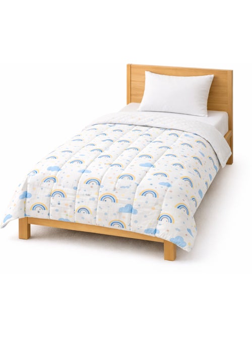 Couette légère imprimée Rainbow / Non tissé blanc - 1 personne 140 x 200 - Kiabi Couette légère imprimée Rainbow / Non tissé blanc - 1 personne 140 x 200 - Kiabi
