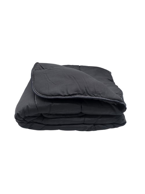 Couette légère Microfibre noire - 1 personne 140 x 200 - Kiabi Couette légère Microfibre noire - 1 personne 140 x 200 - Kiabi