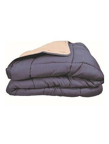 Couette légère réversible bicolore en microfibre 200 gr/m²