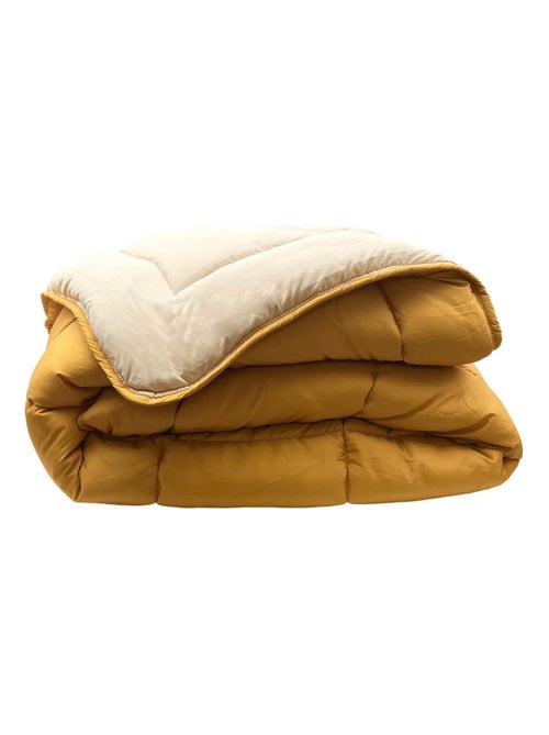 Couette légère réversible bicolore en microfibre 200 gr/m² - Kiabi