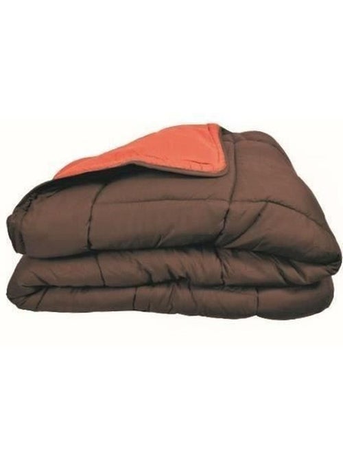 Couette légère réversible bicolore en microfibre 200 gr/m² - Kiabi