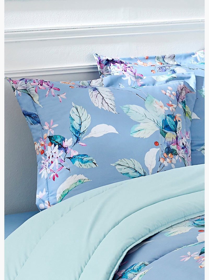 Couette microfibre double face 400 g/m² - Afibel Bleu - Kiabi