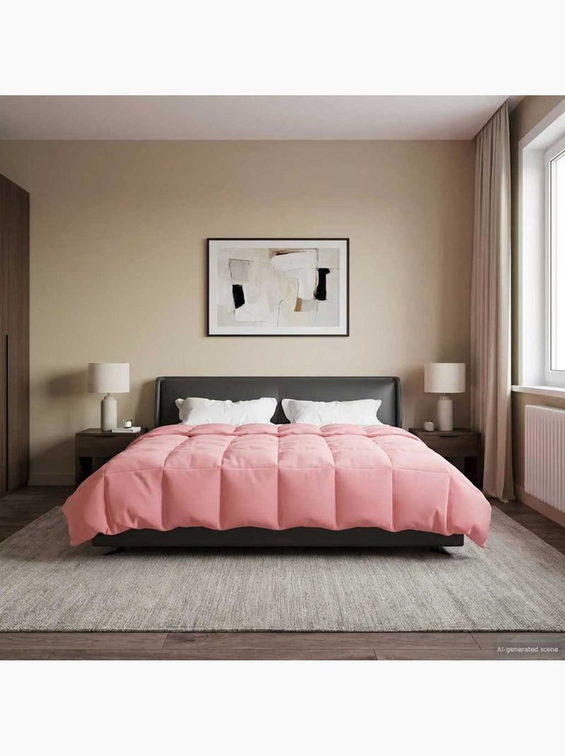 Couette moelleuse toutes saisons - vidaxl Rose - Kiabi