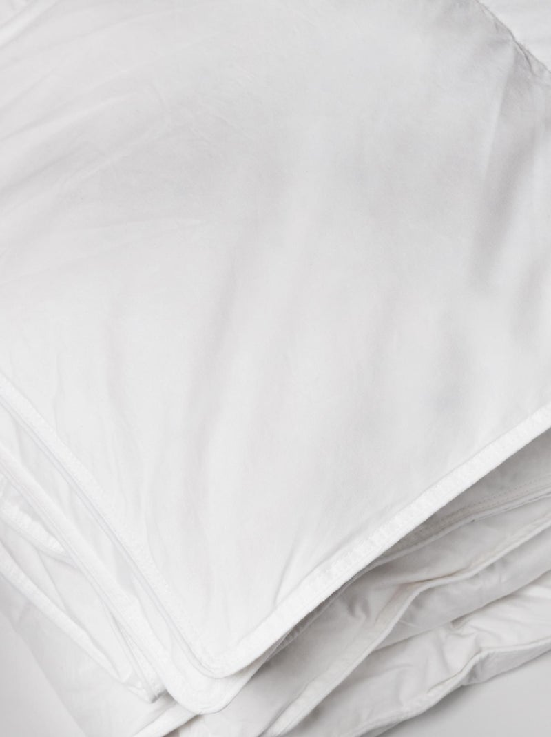 Couette naturelle PLUMDOR plumettes de canard Tempéré (mi-saison) 300 g/m2 Blanc - Kiabi