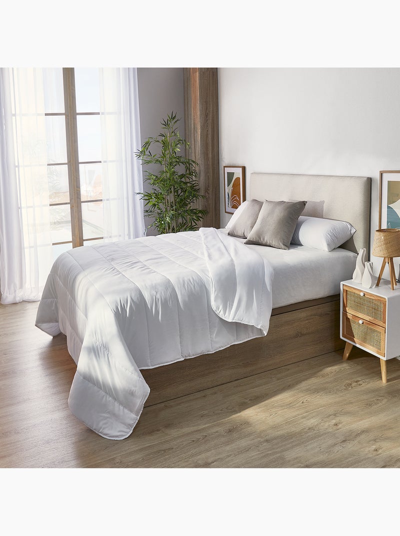 Couette Nordique 155x200cm| PKH Fibra| Printemps-Été| Lit 80/90 Blanc - Kiabi