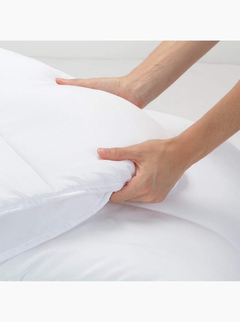 Couette Nordique 155x200cm| PKH Fibra| Printemps-Été| Lit 80/90 Blanc - Kiabi