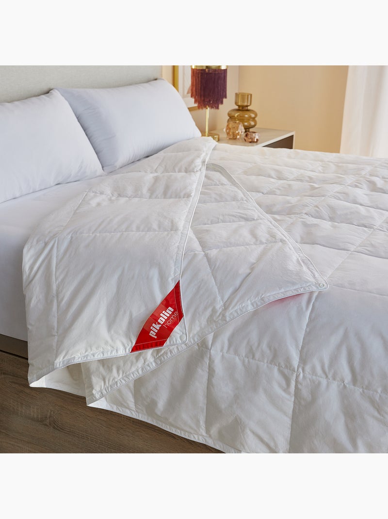 Couette Nordique premium 180x220cm| 92% Duvet| 4 saisons| Lit 100/105 Blanc - Kiabi