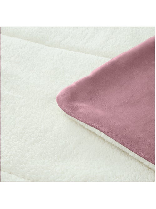 Couette polaire microfibre doublé sherpa BICOLORE, par Soleil d'ocre - Kiabi Couette polaire microfibre doublé sherpa BICOLORE, par Soleil d'ocre - Kiabi
