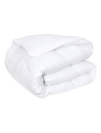 Couette polyester CARESSE microfibre siliconée Chaud (hiver) 450 g/m2