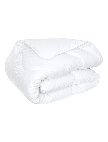 Couette polyester CARESSE microfibre siliconée Tempéré (mi-saison) 375 g/m2