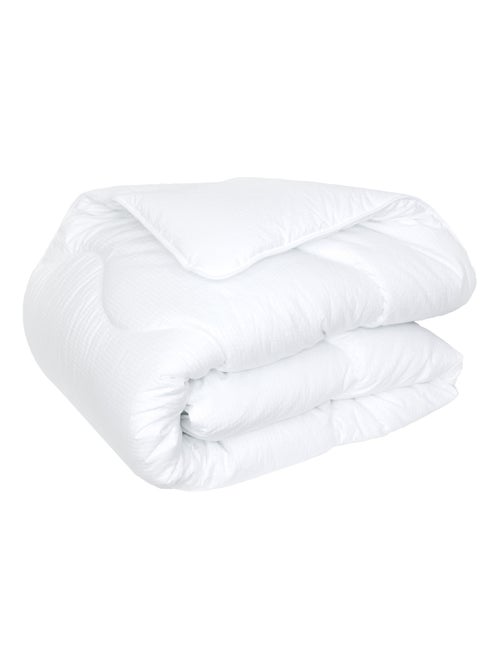 Couette polyester CARESSE microfibre siliconée Tempéré (mi-saison) 375 g/m2 - Kiabi