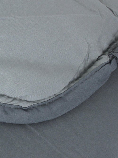 Couette polyester COCOON BICOLORE fibre creuse siliconée Chaud (hiver) - Kiabi