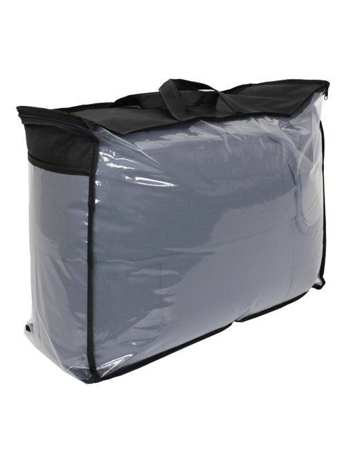 Couette polyester COCOON BICOLORE fibre creuse siliconée Chaud (hiver) - Kiabi