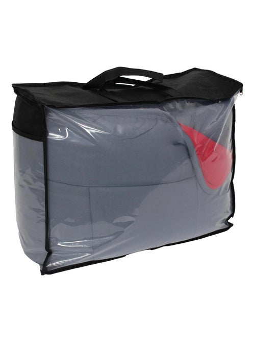 Couette polyester COCOON BICOLORE fibre creuse siliconée Chaud (hiver) - Kiabi