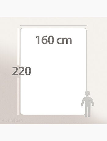 Couette polyester COCOON BICOLORE fibre creuse siliconée Chaud (hiver)