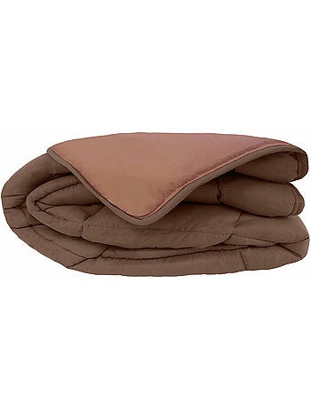 Couette polyester COCOON BICOLORE fibre creuse siliconée Chaud (hiver)