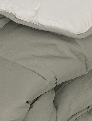 Couette polyester COCOON BICOLORE fibre creuse siliconée Chaud (hiver)