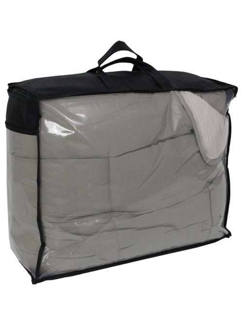 Couette polyester COCOON BICOLORE fibre creuse siliconée Chaud (hiver) - Kiabi