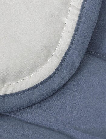 Couette polyester COCOON BICOLORE fibre creuse siliconée Léger (été)