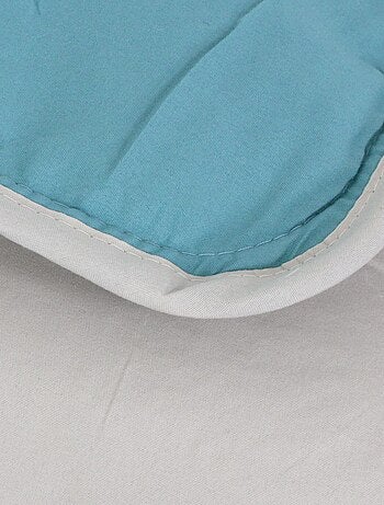 Couette polyester COCOON BICOLORE fibre creuse siliconée Léger (été)